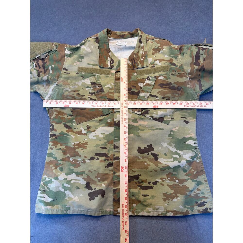 Military Combat Green Camo Uniform Shirt Top Insect Guard Med. Long - Picture 6 of 9